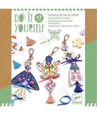 bag charm DIY - vlinder