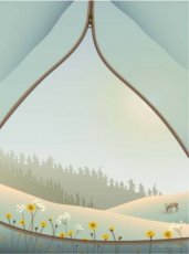 Tent with a view (30x40 cm)