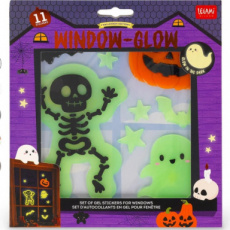 raamstickers halloween pompoen