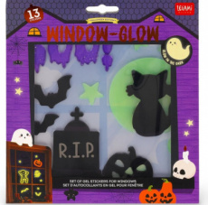 raamstickers halloween kat