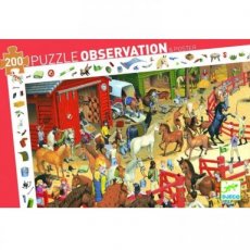 puzzel paardrijden