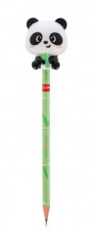squeezie potlood+stressfiguurtje panda