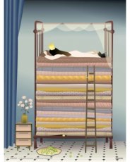 The princess and the pea (30x40 cm)
